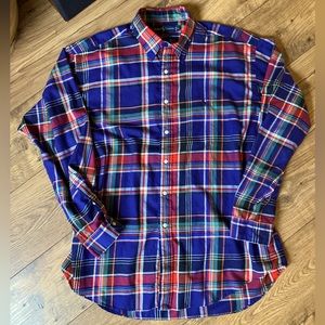 Vintage 90’s Ralph Lauren Plaid “Blake” Shirt- Size XL
